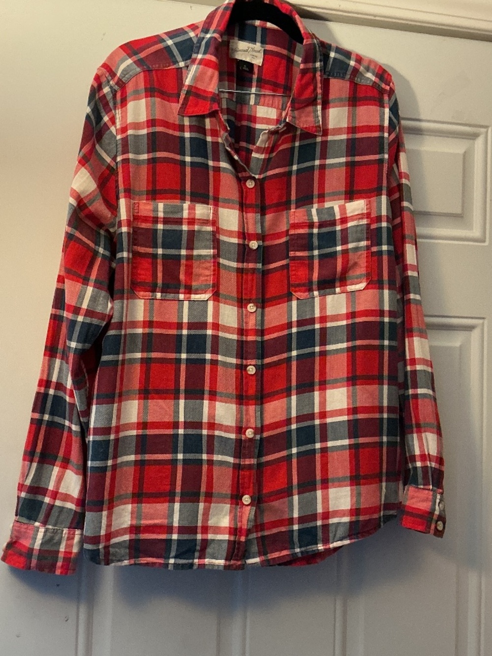 Women’s XL Universal Thread Plaid Button Down Shirt Top